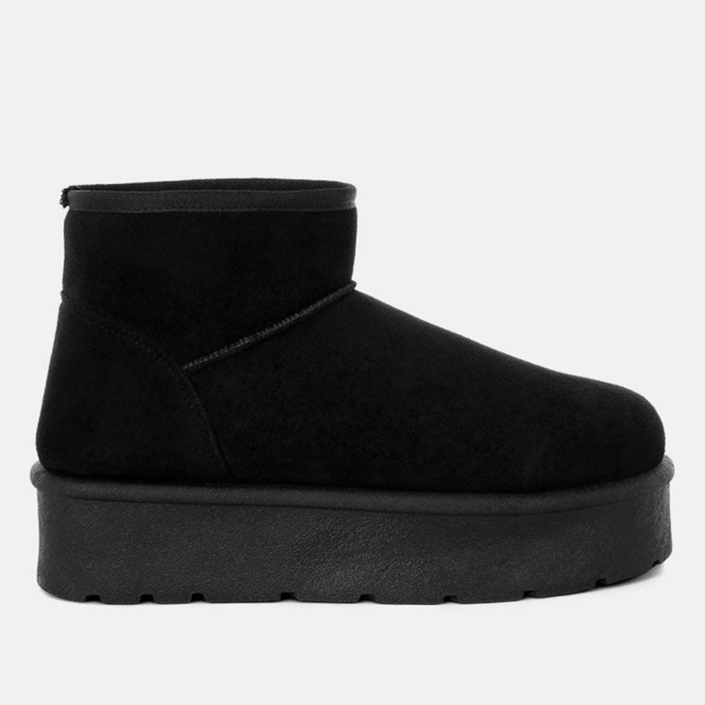 London Rag Platform Boots - Picture 3 of 5